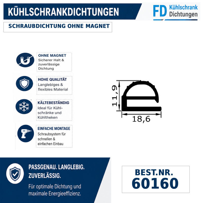 Schraubdichtung ohne Magnet