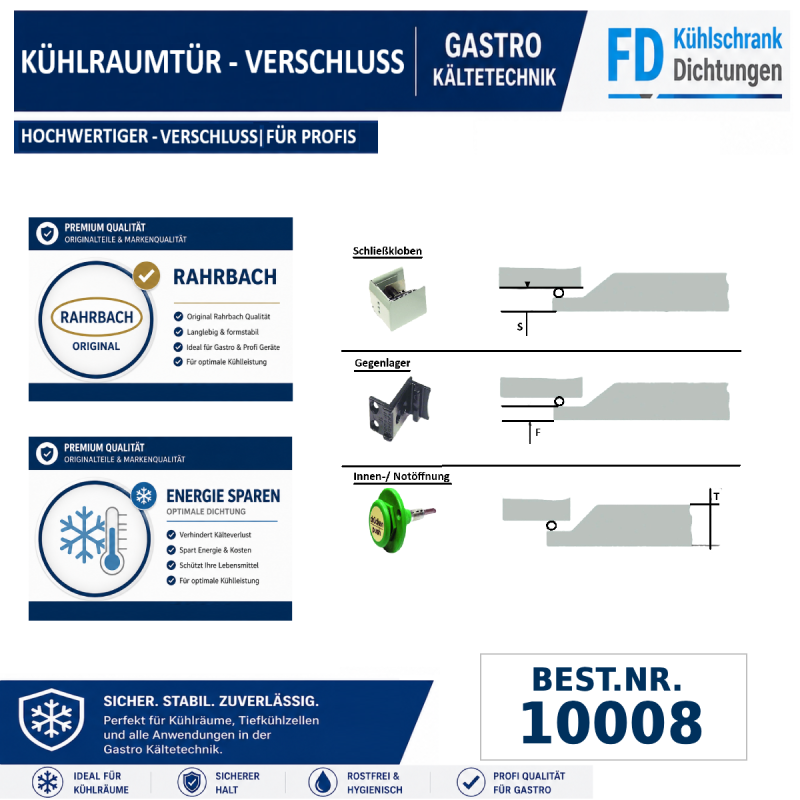 Kühlraumtürverschluss 6000 Jumbo