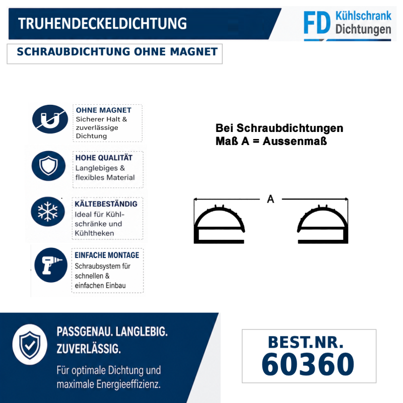 Truhendeckeldichtung