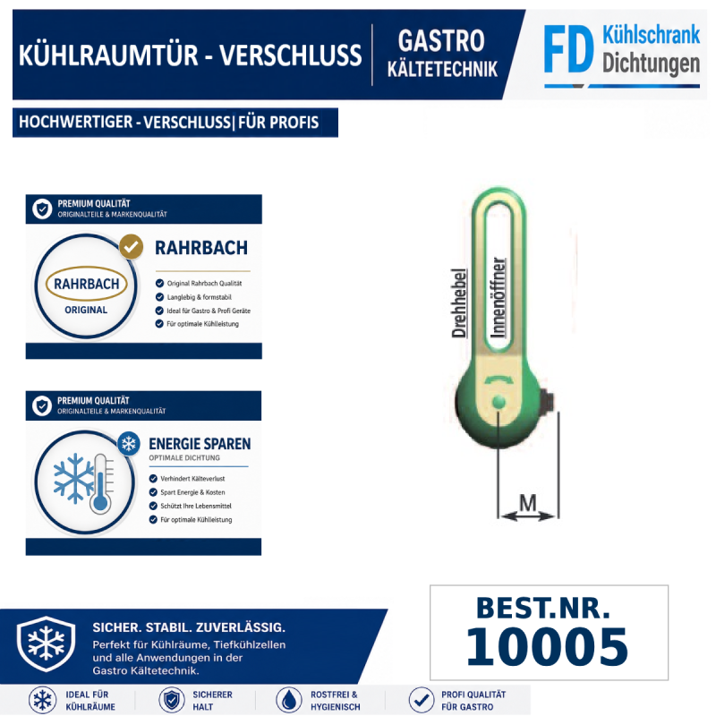 Kühlraumtürverschluss Serie 7501