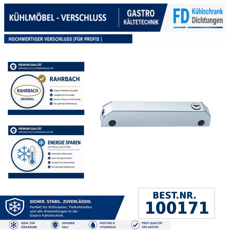 Kantenverschluss 6188 ERGO ohne Griff