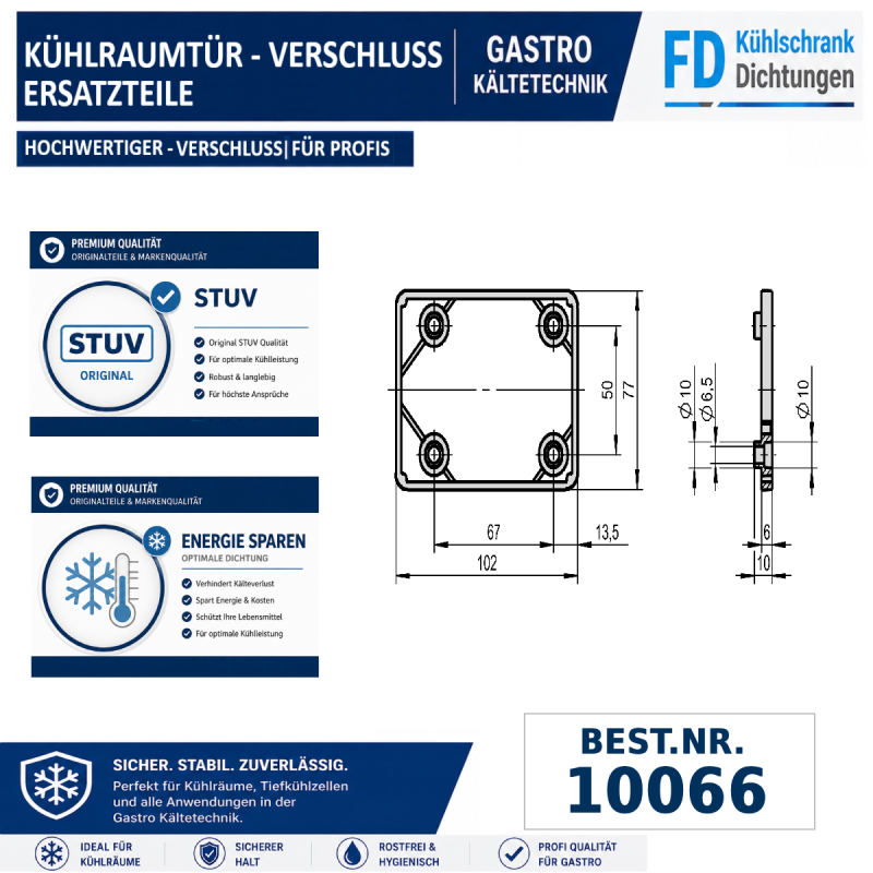 Unterlage für Verschluss "Kompakt"