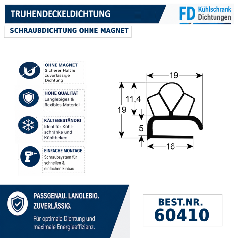 Truhendeckeldichtung