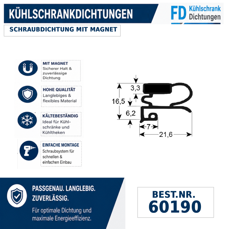 Schraubdichtung mit Magnet