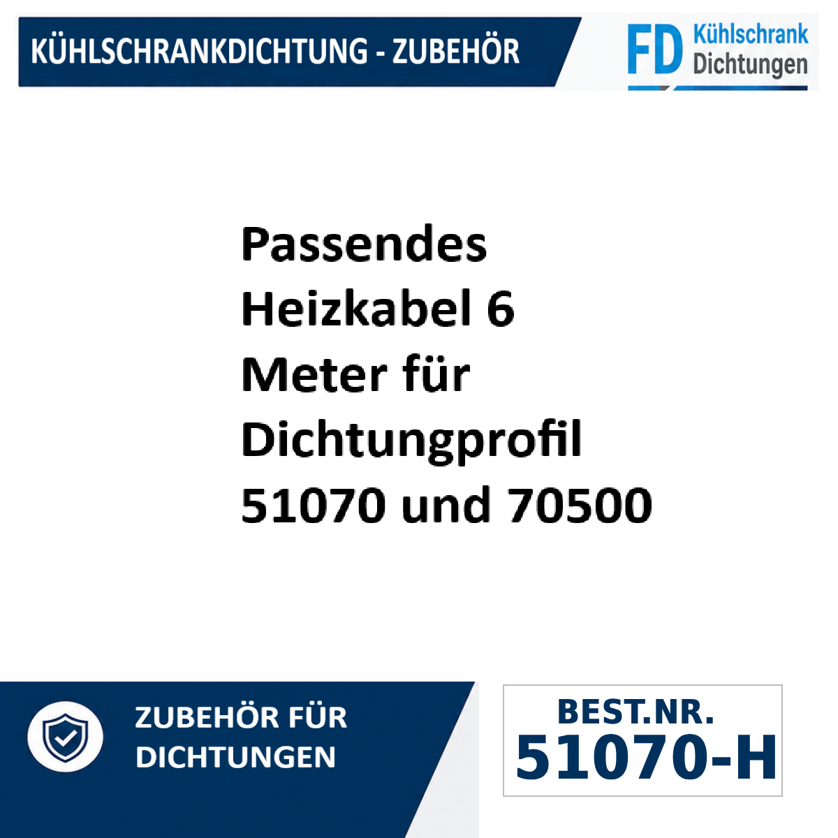 Heizkabel für Steckdichtung