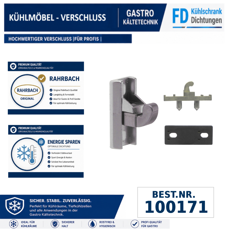 Kantenverschluss 6188 ERGO ohne Griff