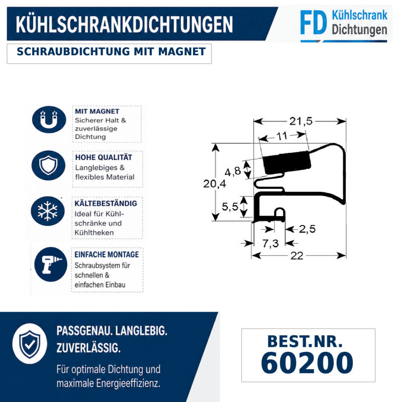Schraubdichtung mit Magnet