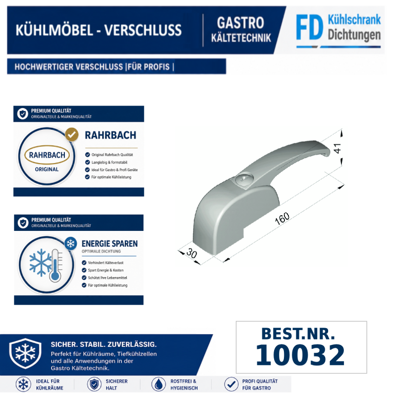 Aufliegender Verschluss 6180