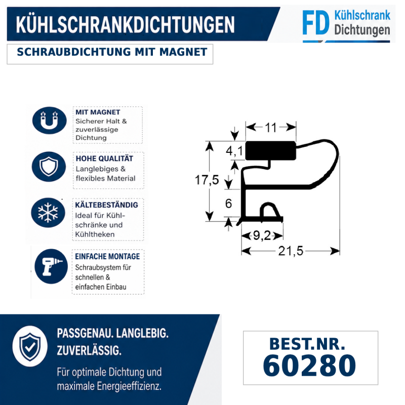 Schraubdichtung mit Magnet